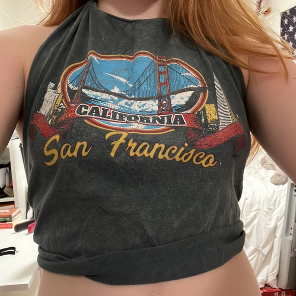 Grey brandy halter top - Picture 2 of 2